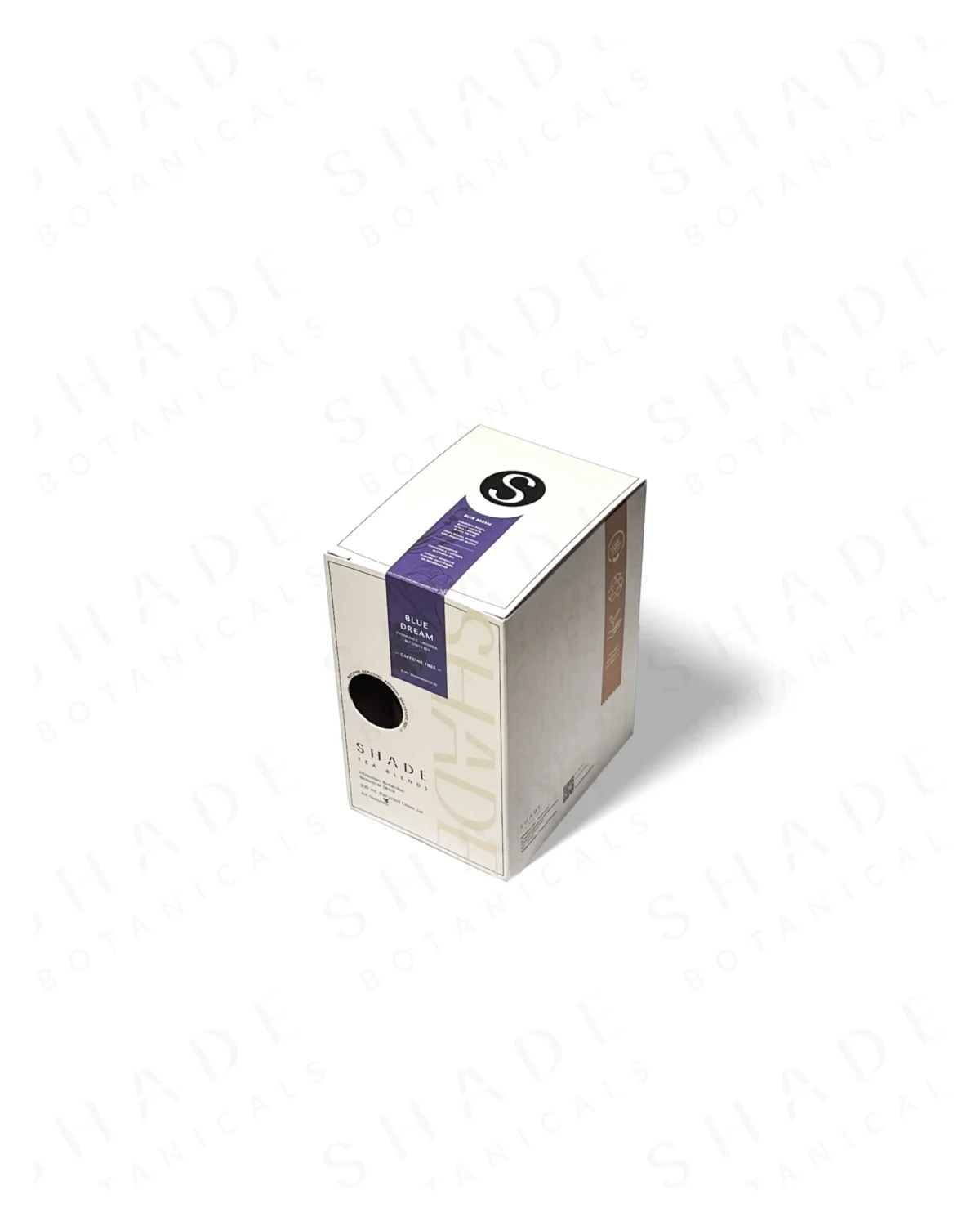 SHADE_Botanicals_-_Loose_Leaf_Tea_Blends_-_Drinking_Lifetyle_-_330_mL_Recyled_Glass_Jar_Box-_Blue_Dream_Variant