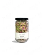 SHADE_Botanicals_-_Loose_Leaf_Tea_Blends_-_Drinking_Lifetyle_-_330_mL_Recyled_Glass_Jar_-_Moringa_Melody_Variant