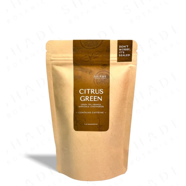 SHADE_Botanicals_-_Loose_Leaf_Tea_Blends_-_Drinking_Lifetyle_-_Travel_Pack_-_Citrus_Green_Variant